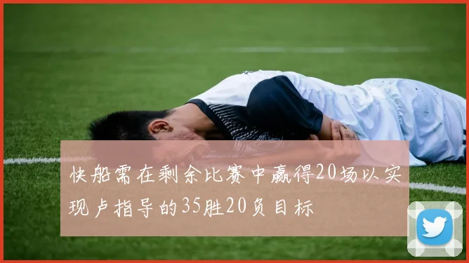 快船需在剩余比赛中赢得20场以实现卢指导的35胜20负目标
